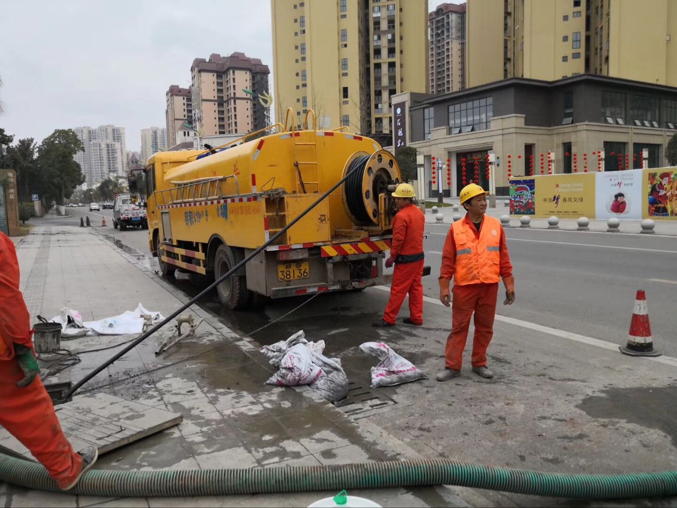 港口排污管道清淤-管道清洗